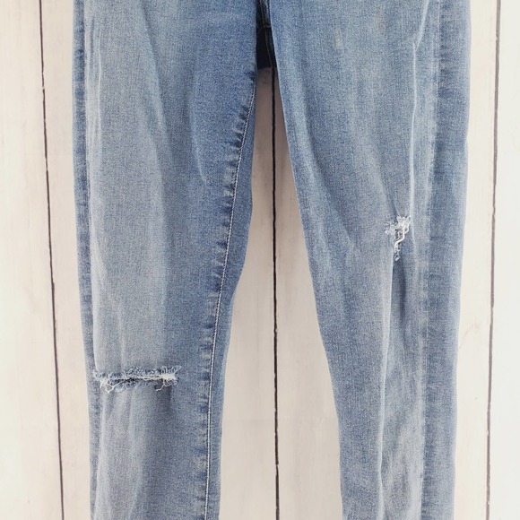 AGOLDE Sophie Mid Rise Skinny Ankle Length Distressed Jeans Women's Size 26 EUC - Picture 9 of 10